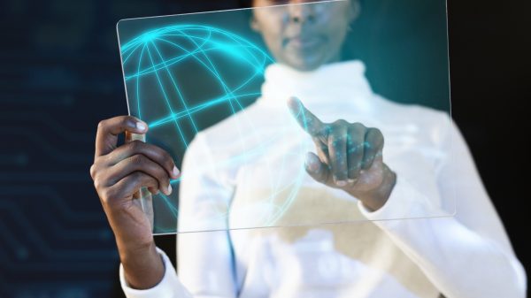 Transparent tablet psd screen mockup futuristic technology