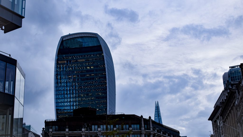 View of buildings in London