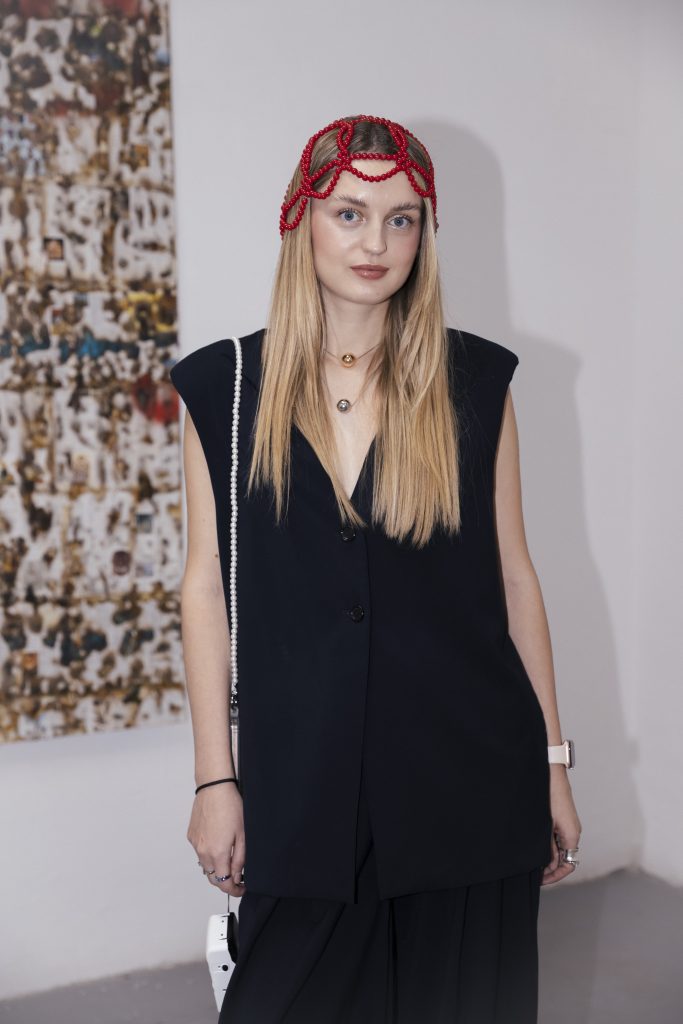 Angelina Vlasiuk presenting her new collection in Tönnheim's Gallery. October 17, 2025.